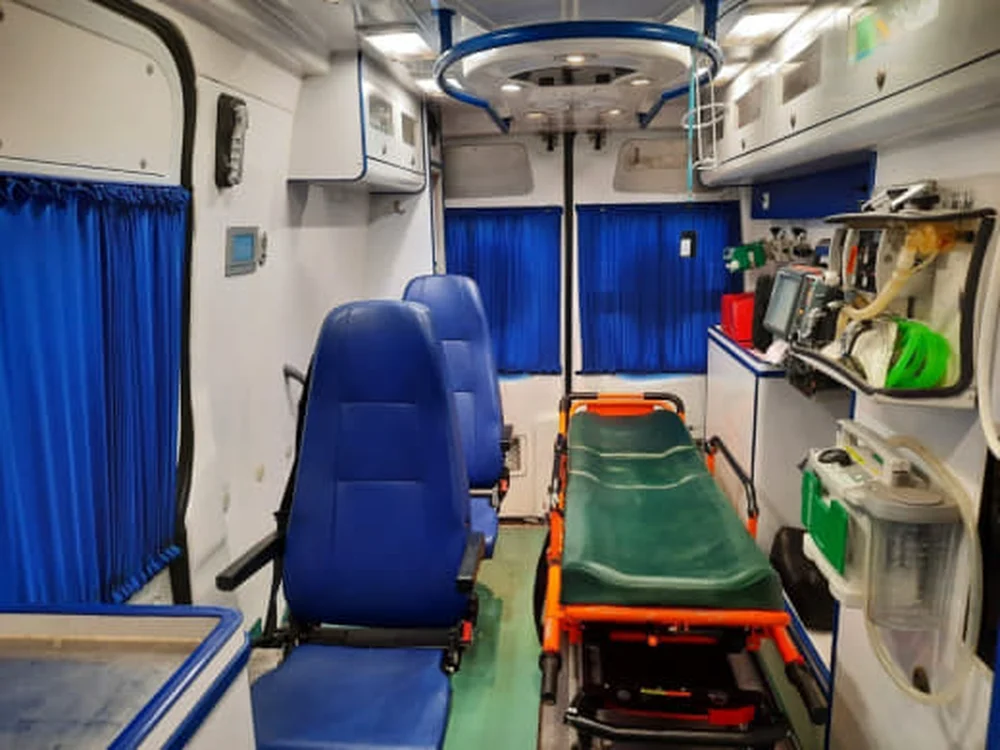 Ambulance interior